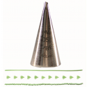Spritztülle Edelstahl, PME 50 (Blatt)