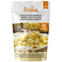 Decora - Chocolate drops, white chocolate, 250 g
