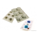 Silikomart - Moule en silicone Mini Goccia, 6x Ø 68 h 32 mm