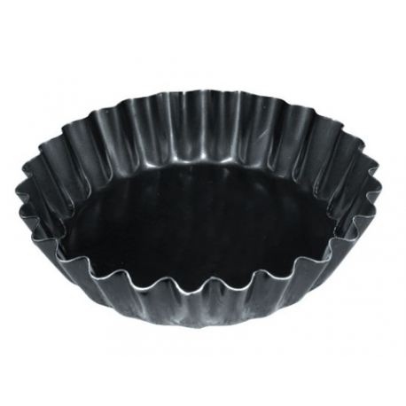 De Buyer - Moule à tartelettes bords cannelés évasés, 11 cm