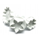 Dekofee - Emporte-pièce avec piston mix de fleurs, set de 3