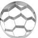 Cookie cutter soccer ball, approx. 6 cm