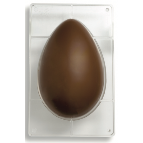 Decora - Form für Schokoladenei, 750 gr, 195 x 295 x h 95 mm, 1 Vertiefung