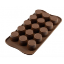 Silikomart - Moule Choco Praline, 15 cavités