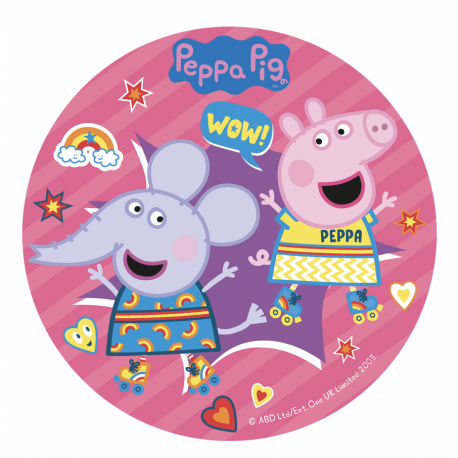 Dekora - Essbare Scheibe, Peppa Pig, 20 cm