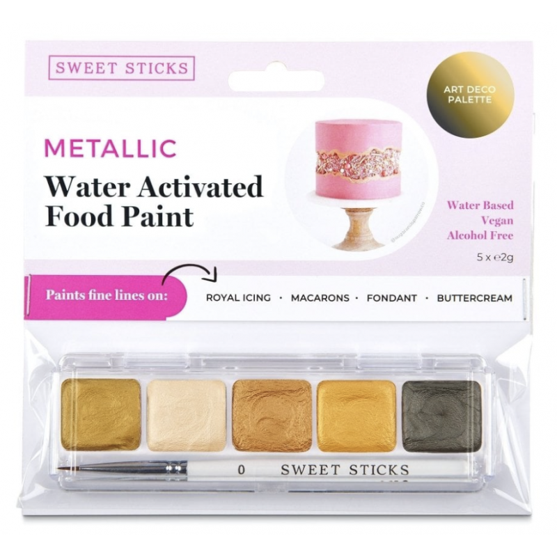 Sweet Sticks Pure Gold Water Activated Food Paint