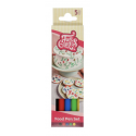 Funcakes - Brush Food Pens, 5 Colors set