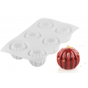 Silikomart - Silicon mould Supernova 105, 6x Ø 64 h 56 mm