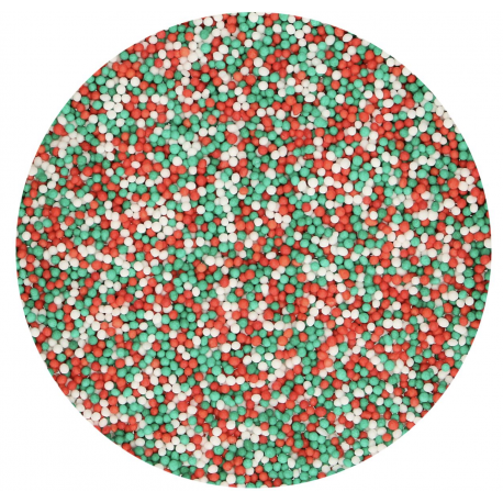 FunCakes - Nonpareils multicolour Christmas, 80g