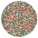 FunCakes - Nonpareils multicolour Christmas, 80g