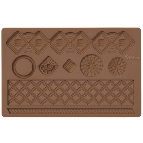 Wilton - moule en silicone - Thème macramé