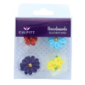 Culpitt Décoration en sucre marguerites assorties, 14 pièces