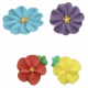 Culpitt Décoration en sucre marguerites assorties, 14 pièces