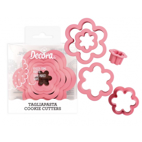 Decora - Ausstechform Blumen, 6 Stück