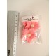 Aneta Dolce - Sugar flower Clematis pink, 4.5 cm, 3 pieces