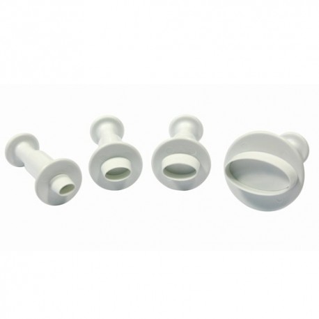 Dekora - Emporte-pièce à piston ovale, set de 4