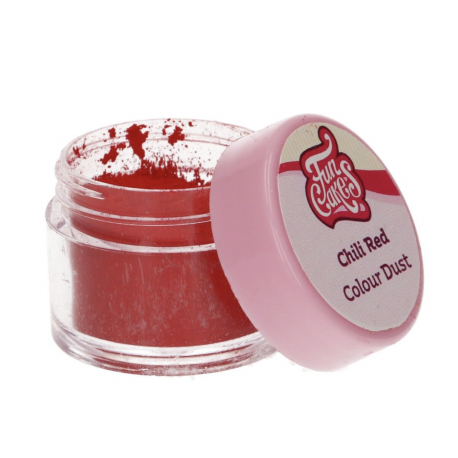 Funcakes - Edible colour dust chili red, 1.5 g