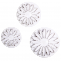 Culpitt - emporte-pièce avec piston tournesol, set de 3