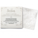 Decora - Feuilles en argent alimentaire, 86x86 mm, 5 pièces