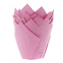 Caissettes tulipe rose, 36 pièces
