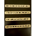 FMM - Emporte-pièce Alphabet majuscule & chiffres bouclées, 1.5 cm