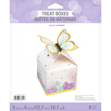 Boîte à friandise Papillons, 8 pièces