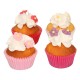 Funcakes - Décoration mélange de petites fleurs, 32 pièces