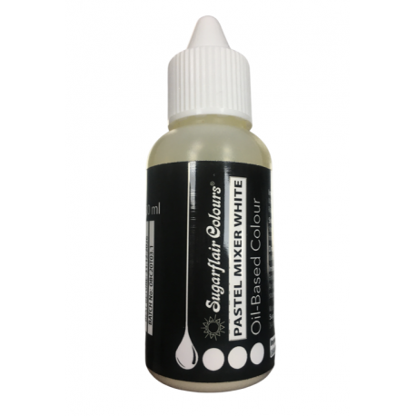 Sugarflair - colorant alimentaire liposoluble blanc, 30 ml
