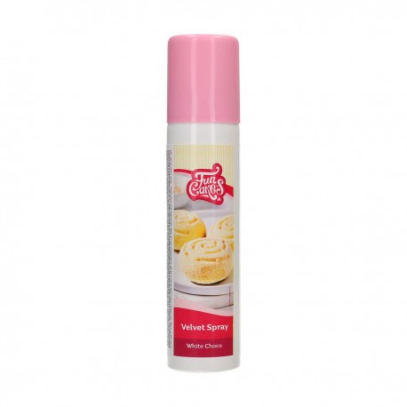 PRO - Funcakes - Spray velours chocolat blanc, 100 ml
