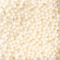 PRO - Decora Essbare Perlen weiß glänzend. 5 mm, 1 kg