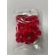Aneta Dolce - Zuckerblumen Vergissmeinnich, burgund/gold, 3 cm, 10 pièces