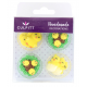Culpitt Décoration en sucre poussins de Pâques, 10 pièces