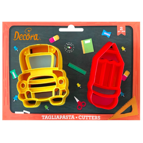 Decora - Ausstechformen Turnschuhe & Pullover, 2. Set