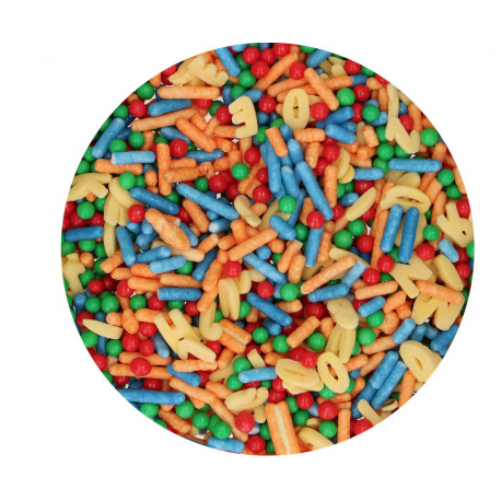 FunCakes - Zuckerstreusel Medley Alphabet, 65 g