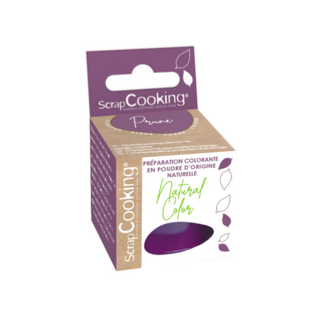 ScrapCooking - Pflaumenviolette Lebensmittelfarbe in Pulverform natürlichen Ursprungs , 10 g