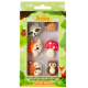 Decora Sugar decoration forest animals, 6 pieces