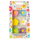 Decora Décorations en sucre grandes fleurs, 6 pièces