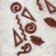 Wilton - chocolate mould, Symbols, 10 cavities