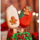 Culpitt - Décoration en sucre, village pain d'épices,12 pièces