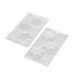Wilton - chocolate moulds, choco bombe, snowflake, set of 2