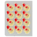 FunCakes - Décorations en Chocolat, Père Noël, Set/12