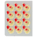 FunCakes - Décorations en Chocolat, Père Noël, Set/12
