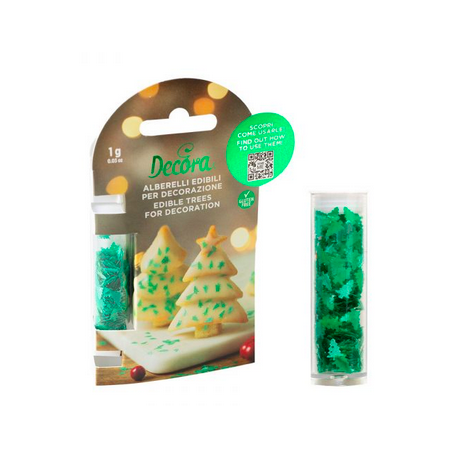 Decora - Essbarer Glitter - Tannenbaum, 1g