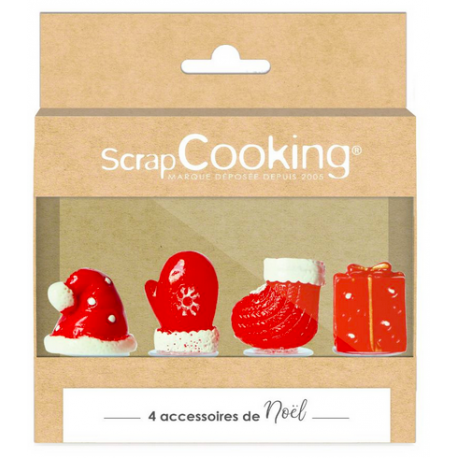 ScrapCooking - Décoration Noël, 4 pièces