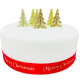 AH - Decoration Decorative golden Christmas trees, plastic, 6 pcs.