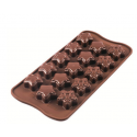 Silikomart - Choco Form, Winter Stars, 15 Vertiefungen