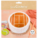 ScrapCooking - Zuckerpaste-Scheibe, Tennisplatz, 18 cm