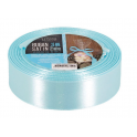 Patisdécor - Ruban de satin bleu, 25 mm