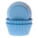 Caissettes à cupcakes, bleu clair, 50 pièces