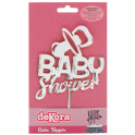Baby Shower topper, Spiegeleffekt, 16 cm